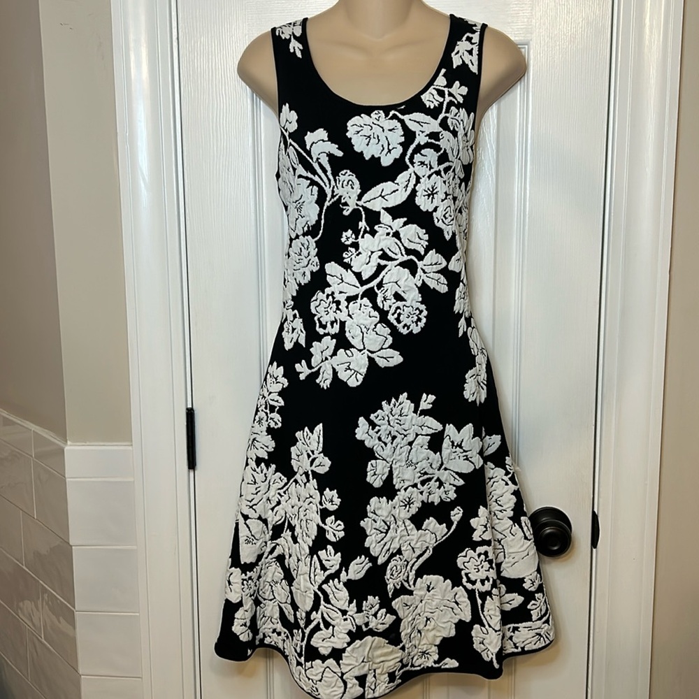 MILLY Fit and Flare Dress - Sz L
